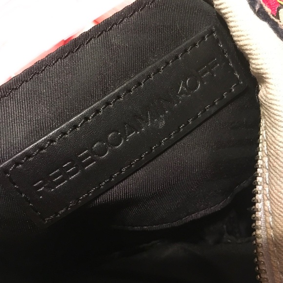 Rebecca Minkoff Denim Backpack with Cute Groovy Patches Small - Picture 11 of 16